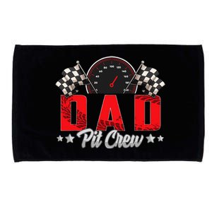 Race Car Birthday Party Racing Family Dad Pit Crew Microfiber Hand Towel