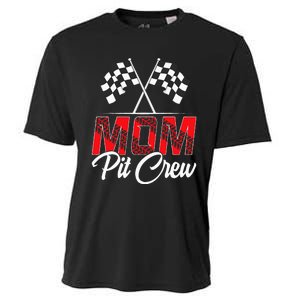 Race Car Birthday Party Racing Family Mom Pit Crew Cooling Performance Crew T-Shirt