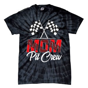 Race Car Birthday Party Racing Family Mom Pit Crew Tie-Dye T-Shirt