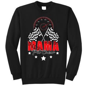 Race Car Birthday Party Racing Family Mama Pit Crew Funny Sweatshirt