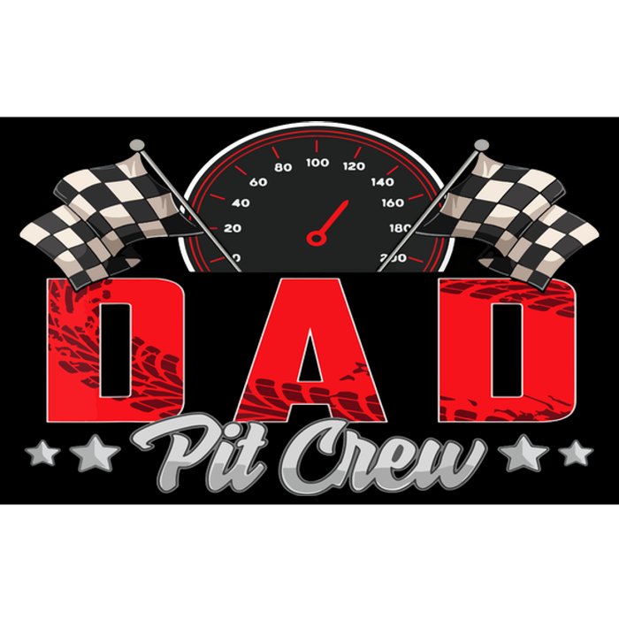 Race Car Birthday Party Racing Family Dad Pit Crew Bumper Sticker