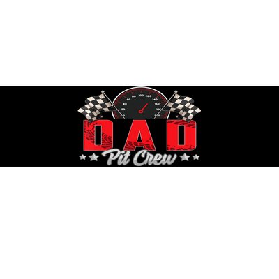 Race Car Birthday Party Racing Family Dad Pit Crew Bumper Sticker