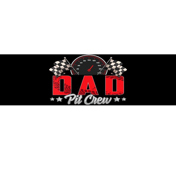 Race Car Birthday Party Racing Family Dad Pit Crew Bumper Sticker