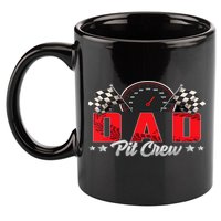 Race Car Birthday Party Racing Family Dad Pit Crew 11oz C Handle Ceramic Mug