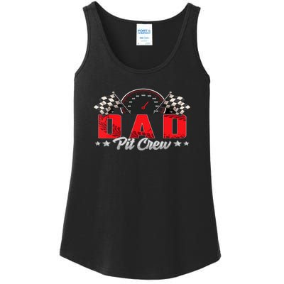 Race Car Birthday Party Racing Family Dad Pit Crew Ladies Essential Tank