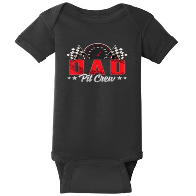 Race Car Birthday Party Racing Family Dad Pit Crew Baby Bodysuit