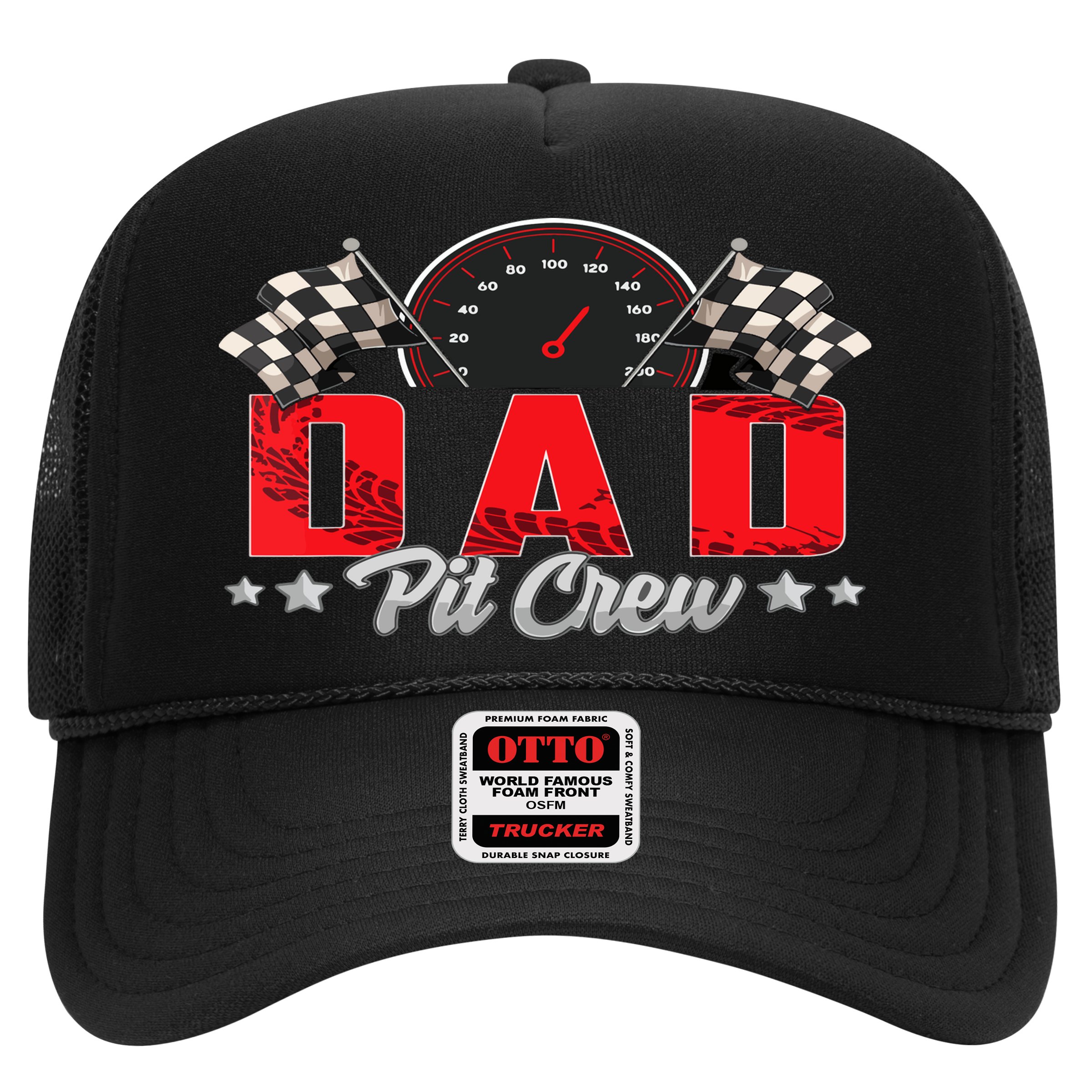 Race Car Birthday Party Racing Family Dad Pit Crew Hat