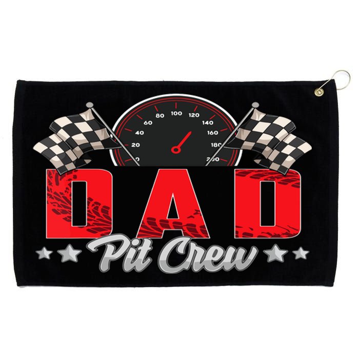 Race Car Birthday Party Racing Family Dad Pit Crew Grommeted Golf Towel