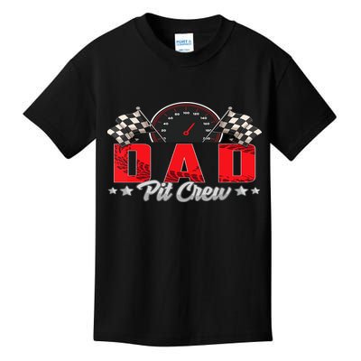 Race Car Birthday Party Racing Family Dad Pit Crew Kids T-Shirt