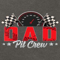 Race Car Birthday Party Racing Family Dad Pit Crew Cotton Canvas Backpack