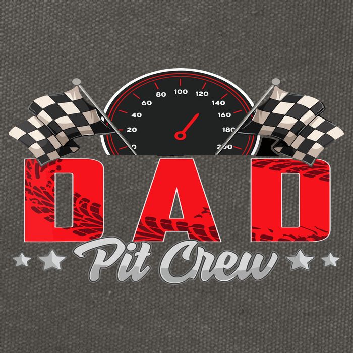 Race Car Birthday Party Racing Family Dad Pit Crew Cotton Canvas Backpack