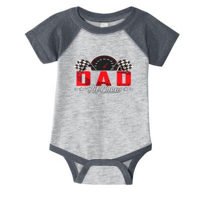 Race Car Birthday Party Racing Family Dad Pit Crew Infant Baby Jersey Bodysuit