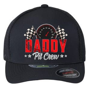 Race Car Birthday Party Racing Family Daddy Pit Crew Flexfit Unipanel Trucker Cap