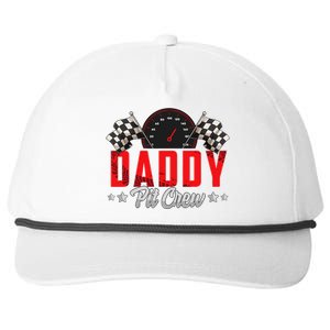 Race Car Birthday Party Racing Family Daddy Pit Crew Snapback Five-Panel Rope Hat