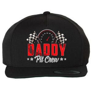 Race Car Birthday Party Racing Family Daddy Pit Crew Wool Snapback Cap