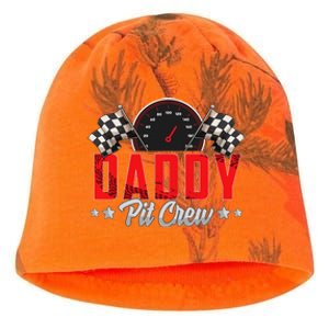 Race Car Birthday Party Racing Family Daddy Pit Crew Kati - Camo Knit Beanie