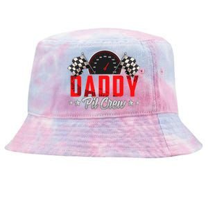 Race Car Birthday Party Racing Family Daddy Pit Crew Tie-Dyed Bucket Hat