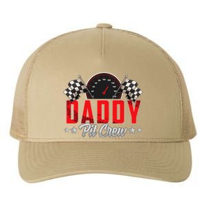 Race Car Birthday Party Racing Family Daddy Pit Crew Yupoong Adult 5-Panel Trucker Hat