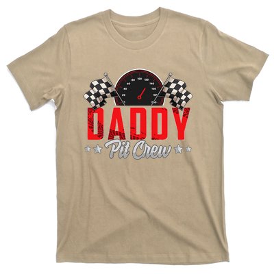 Race Car Birthday Party Racing Family Daddy Pit Crew T-Shirt