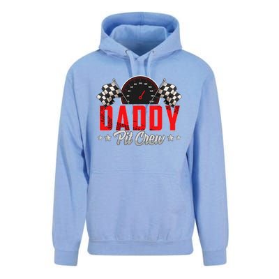 Race Car Birthday Party Racing Family Daddy Pit Crew Unisex Surf Hoodie