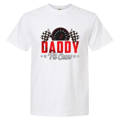 Race Car Birthday Party Racing Family Daddy Pit Crew Garment-Dyed Heavyweight T-Shirt