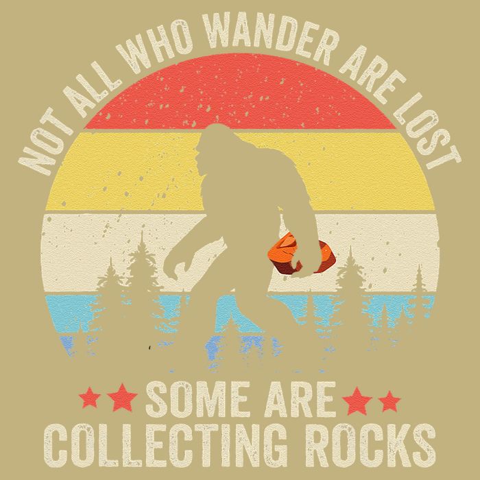 Rock Collector Bigfoot For Rockhound Geologist Geod Hunter Hoodie