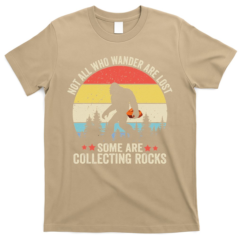 Rock Collector Bigfoot For Rockhound Geologist Geod Hunter T-Shirt
