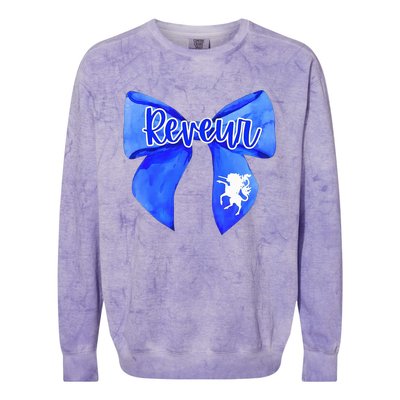 Reveur Coquette Blue House Of Dreamers Rca Givers School Colorblast Crewneck Sweatshirt