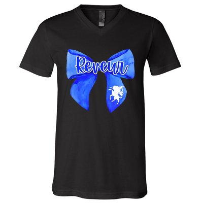 Reveur Coquette Blue House Of Dreamers Rca Givers School V-Neck T-Shirt