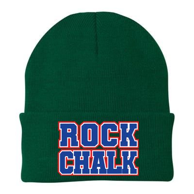 Rock Chalk Blue & Red Apparel Cool & Classic Rock Chalk Gear Knit Cap Winter Beanie