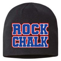 Rock Chalk Blue & Red Apparel Cool & Classic Rock Chalk Gear Sustainable Beanie