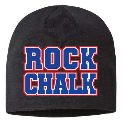 Rock Chalk Blue & Red Apparel Cool & Classic Rock Chalk Gear Sustainable Beanie