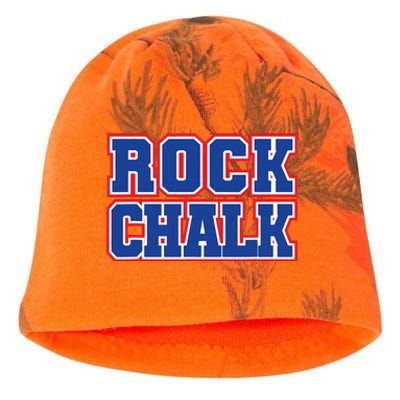 Rock Chalk Blue & Red Apparel Cool & Classic Rock Chalk Gear Kati - Camo Knit Beanie