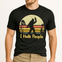 Retro Camping Bigfoot Sasquatch Middle Performance Shirt