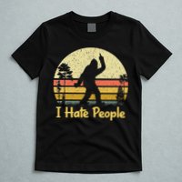 Retro Camping Bigfoot Sasquatch Middle T-Shirt