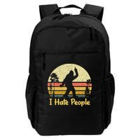 Retro Camping Bigfoot Sasquatch Middle Backpack