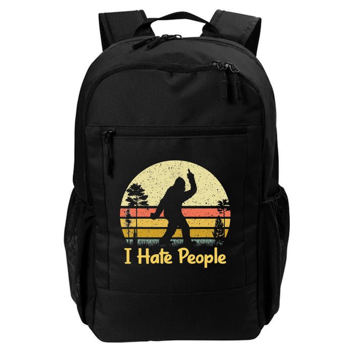 Retro Camping Bigfoot Sasquatch Middle Backpack
