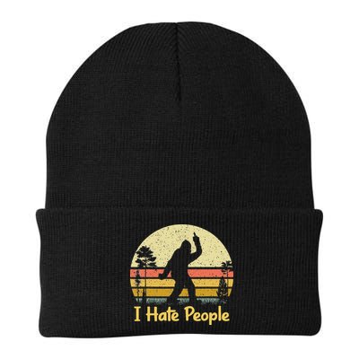 Retro Camping Bigfoot Sasquatch Middle Beanie