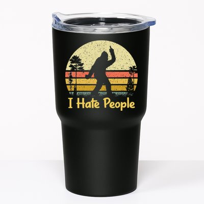 Retro Camping Bigfoot Sasquatch Middle Tumbler