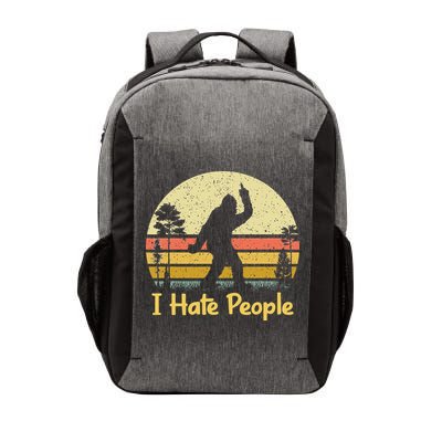 Retro Camping Bigfoot Sasquatch Middle Vector Backpack