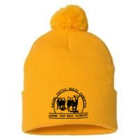 Raising Cattle Builds Character Working Them Builds Pom Pom 12in Knit Beanie
