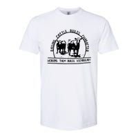 Raising Cattle Builds Character Working Them Builds Softstyle CVC T-Shirt