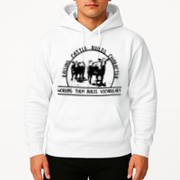 Raising Cattle Builds Character Working Them Builds Hoodie