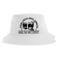 Raising Cattle Builds Character Working Them Builds Sustainable Bucket Hat