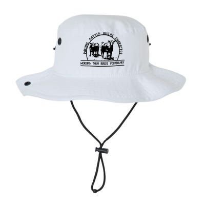 Raising Cattle Builds Character Working Them Builds Bucket Hat