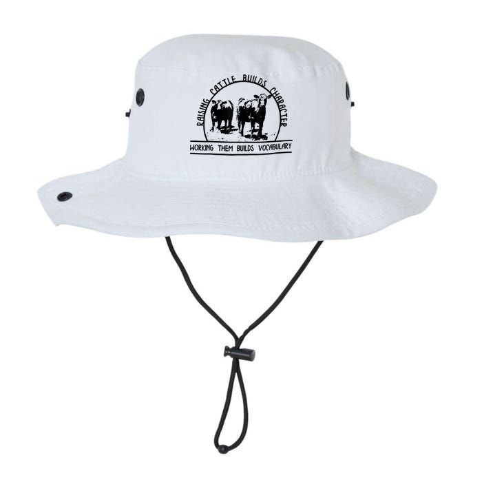 Raising Cattle Builds Character Working Them Builds Bucket Hat
