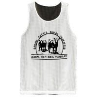 Raising Cattle Builds Character Working Them Builds Mesh Reversible Basketball Jersey Tank