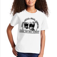 Raising Cattle Builds Character Working Them Builds Kids T-Shirt