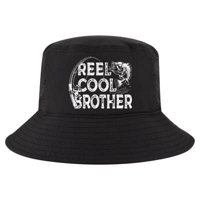 Reel Cool Brother Fisherman Valentine Fathers Day Christmas Cool Comfort Performance Bucket Hat