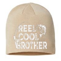 Reel Cool Brother Fisherman Valentine Fathers Day Christmas Sustainable Beanie